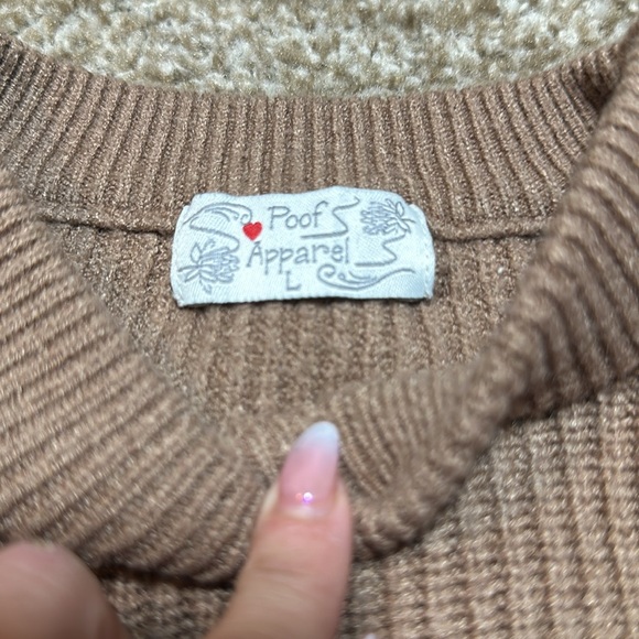 Basic beige Sweater - Picture 3 of 3